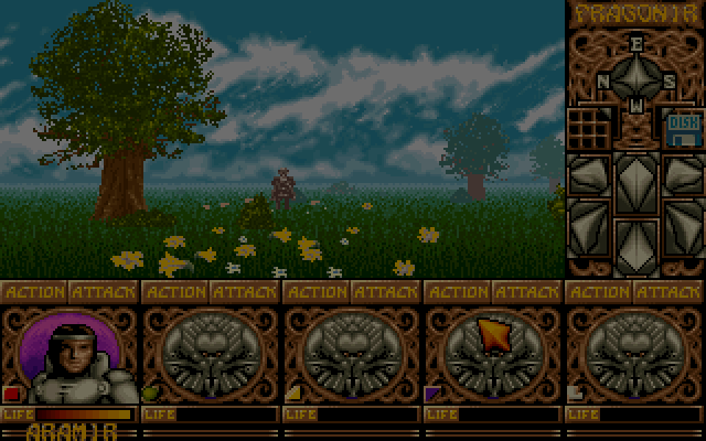 Ishar - Legend of the Fortress atari screenshot